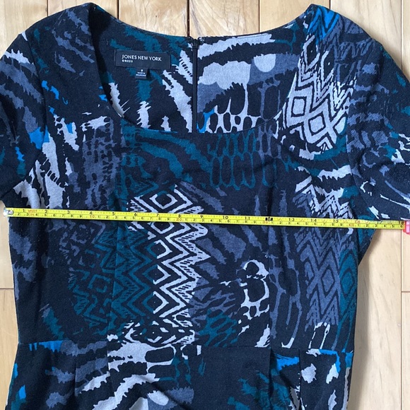 Fun pattern Jones New York dress - Picture 6 of 10